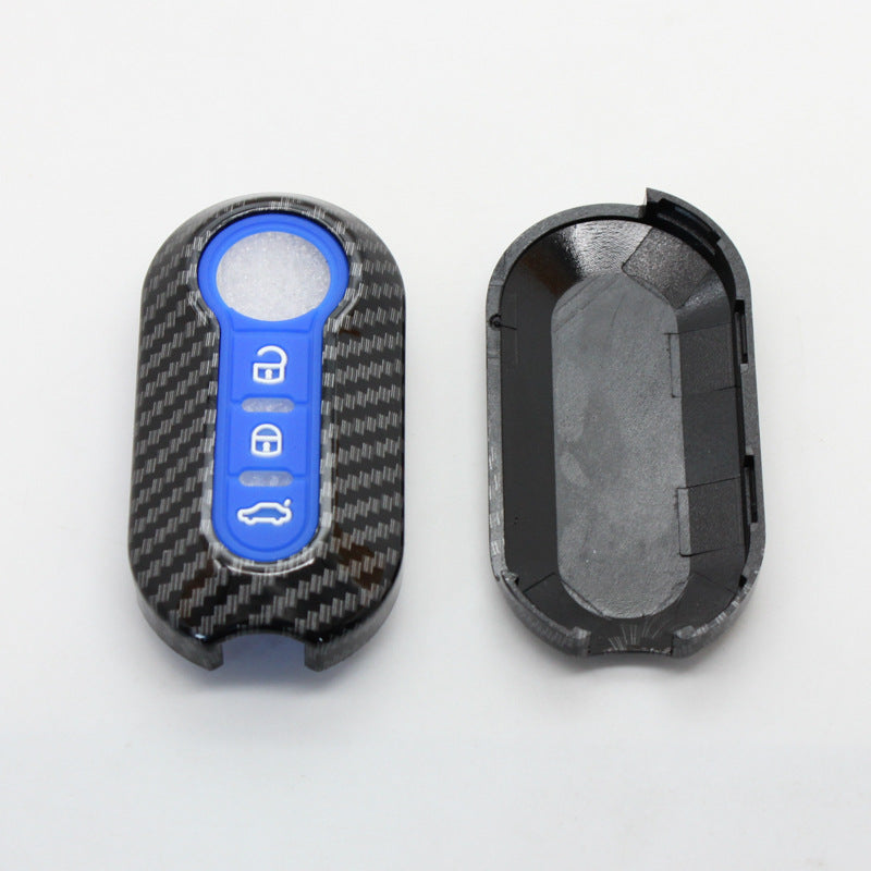 Applicable à Fiat 500 Boyue Key Shell Ottimo Fibre de carbone Viaggio cas clé