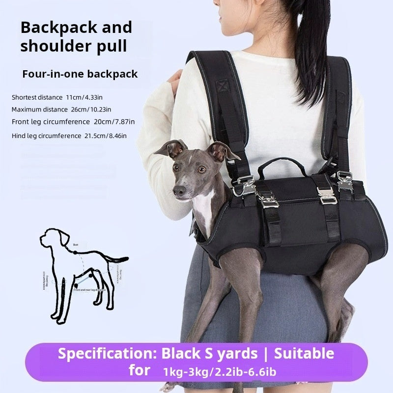 Sac à dos pour chien de corps croisés