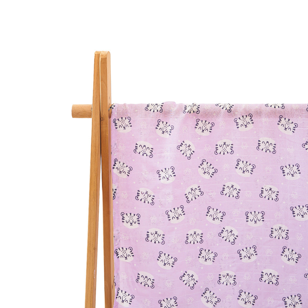 Simple imprimé nouveau-né bébé bambou coton bébé couverture Gro-bag