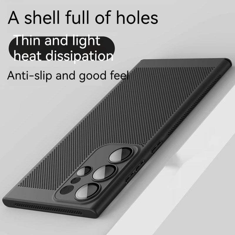 Honeycomb Dissipation de chaleur anti-fall Silicone téléphone portable Case