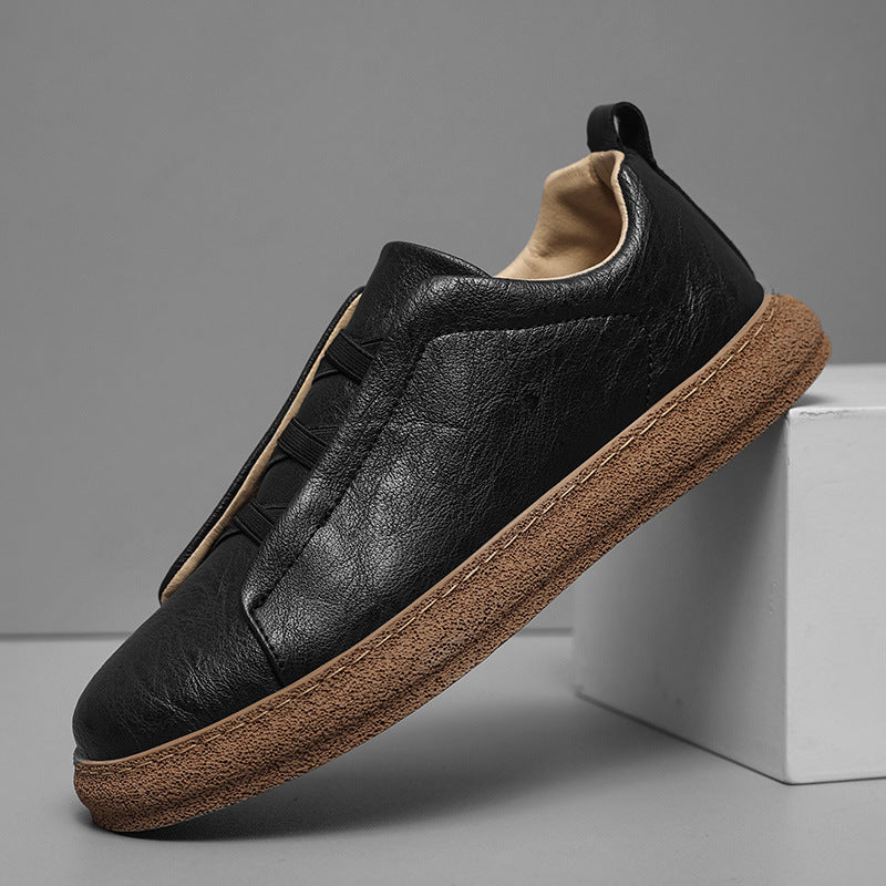 Chaussures de plateau ultra-légers à semelles épaisses pour hommes