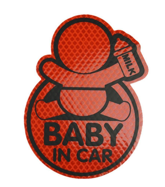Stickers Réflexion Voiture Stickers Voiture Réflexive Bébé en Voiture Stickers Voiture Réflexive