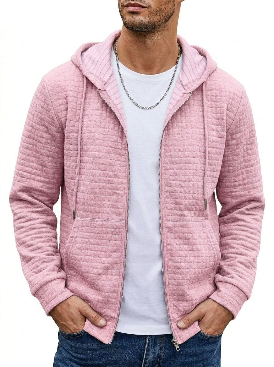 Veste de sweat à manches longues à capuche à capuche pour hommes