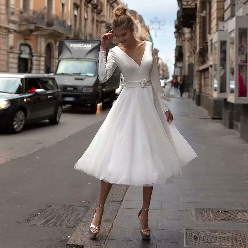 Robe de mariée courte pour femmes