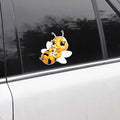 Cartoon Petit Bee Car Corps Bumper Fenêtre Sticker