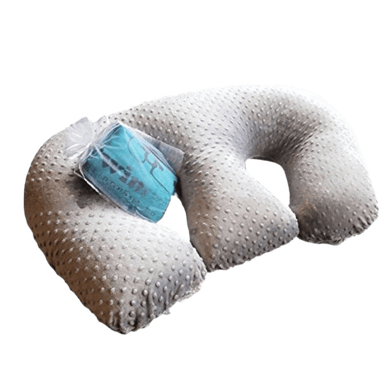 Oreiller de soins infirmiers multifonctionnel avec double couche conception Oreiller d'alimentation bébé pour prévenir Mi