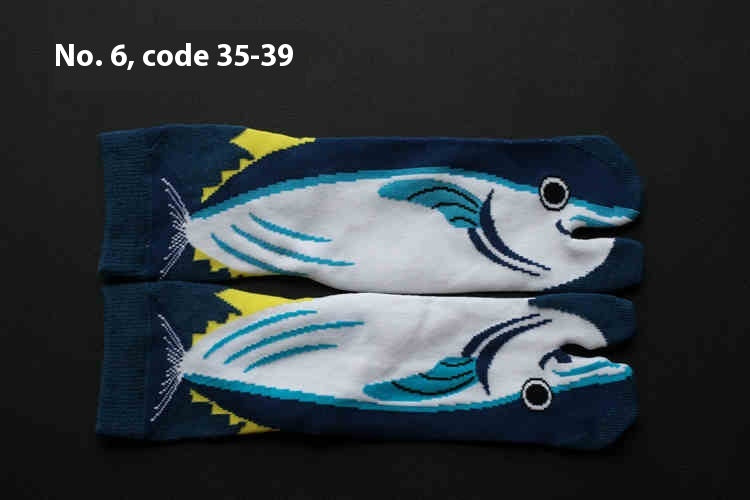Chaussettes en coton à deux doigts pour hommes et femmes