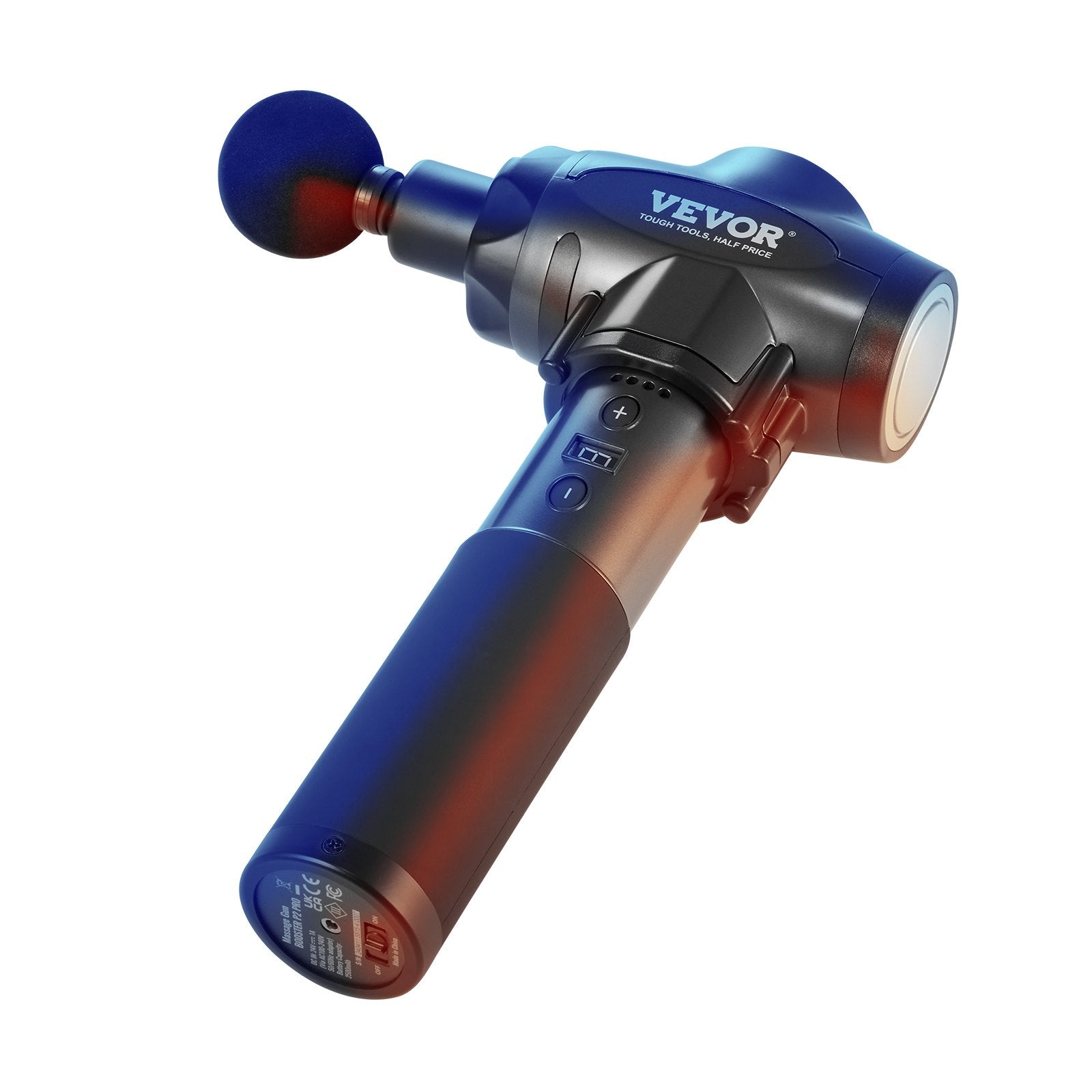 Gun de massage VEVOR Tissu profond avec 9 niveaux de vitesse et 6 têtes de massage
