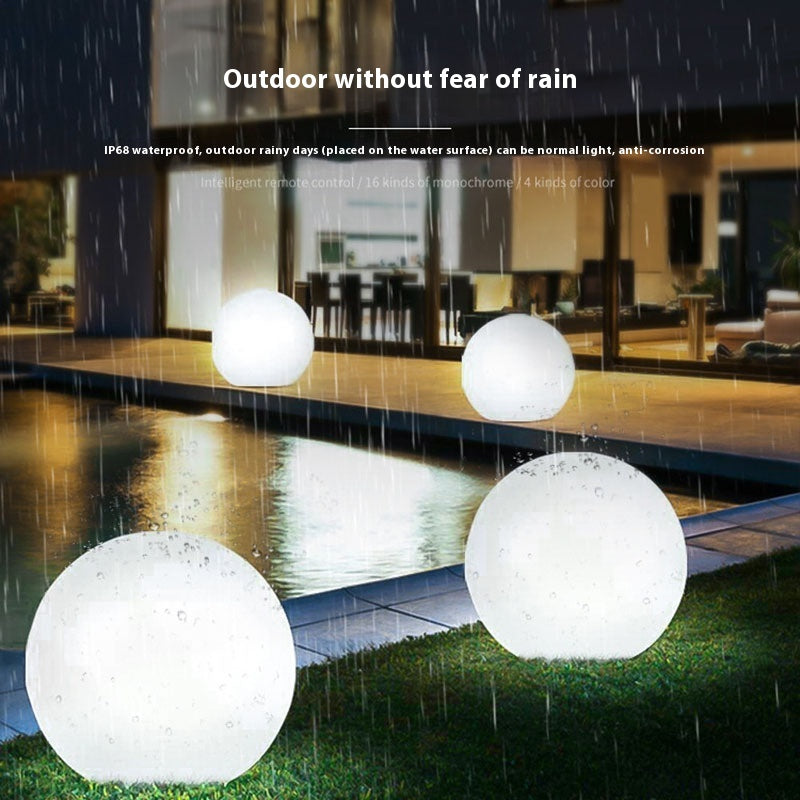 Villa Courtyard lampe de paysage extérieur étanche sphérique
