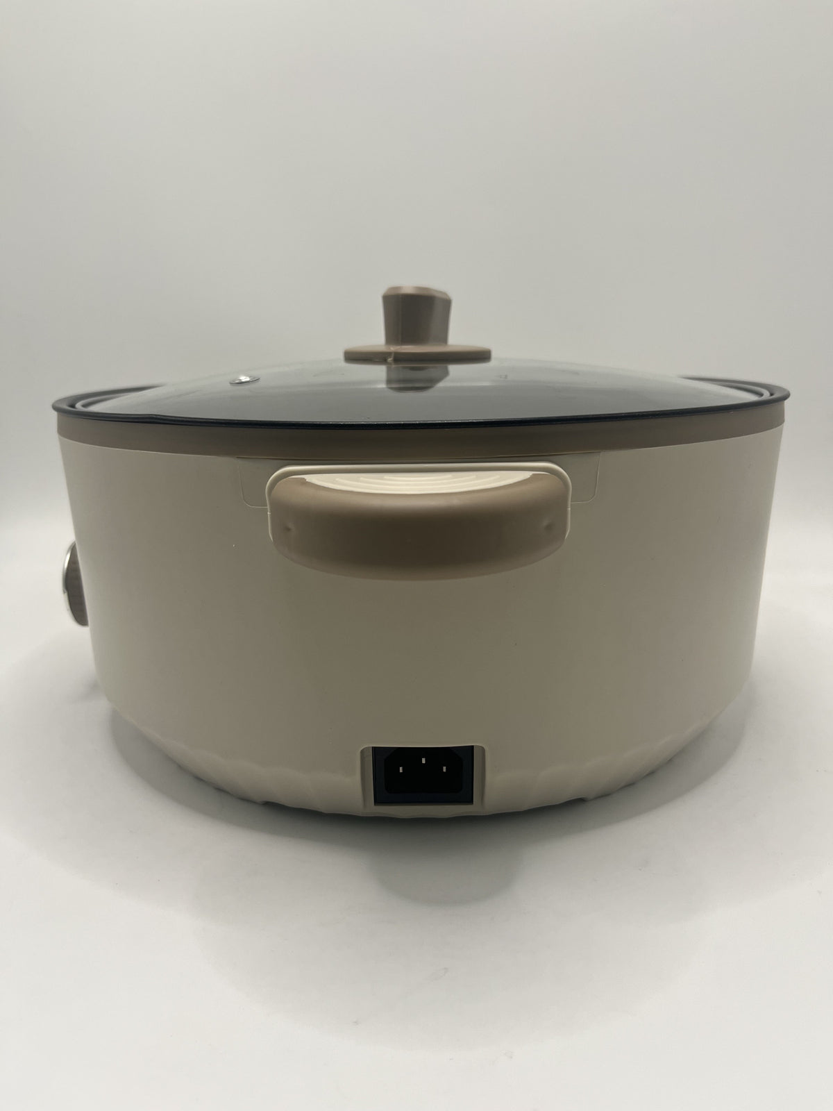 4.5L Électrique Slow Cooker Glass Lid Non Stick Rice Cuisson Poêle à frire