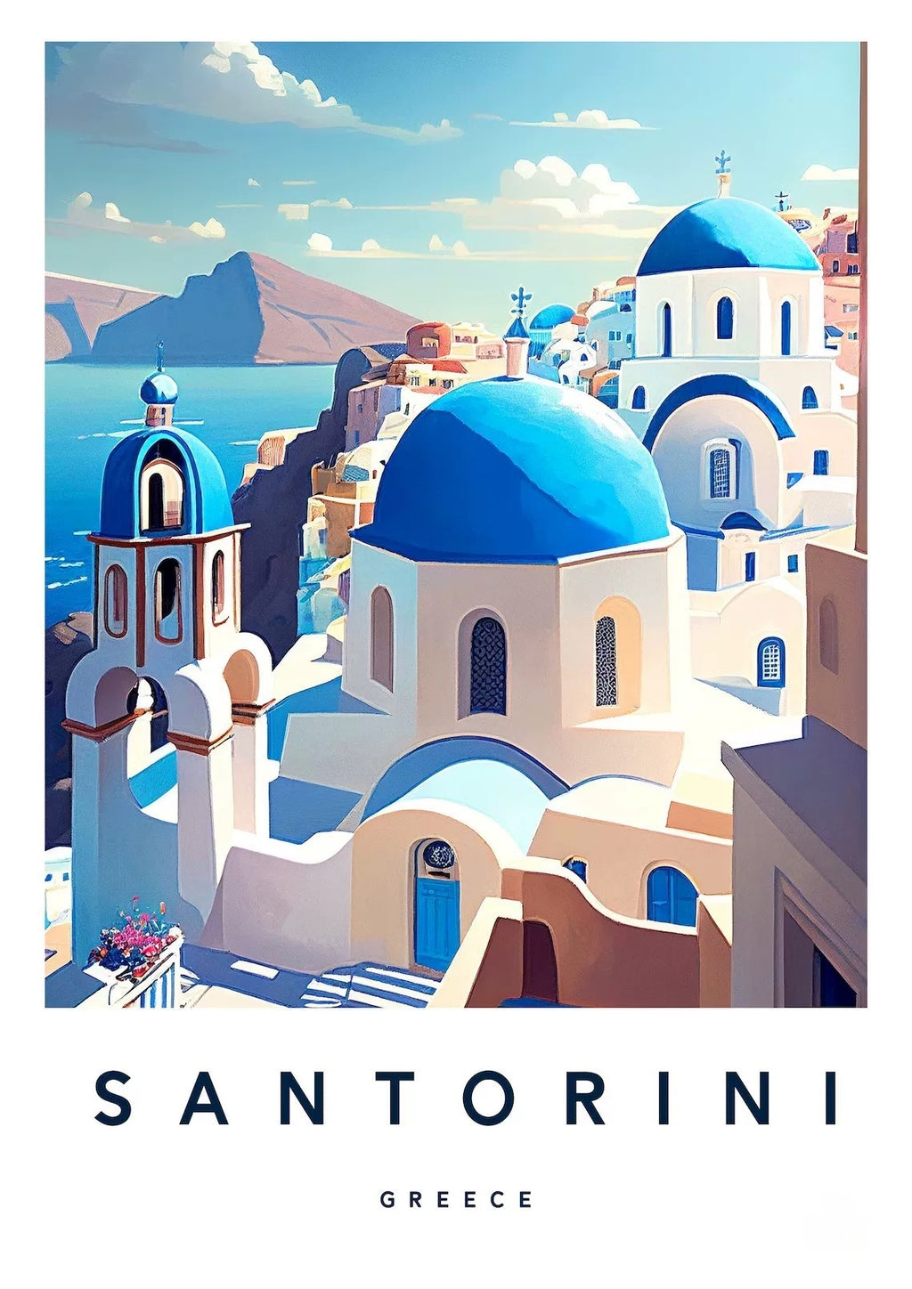 Décoration d'affiche de la ville européenne de voyage de Florence