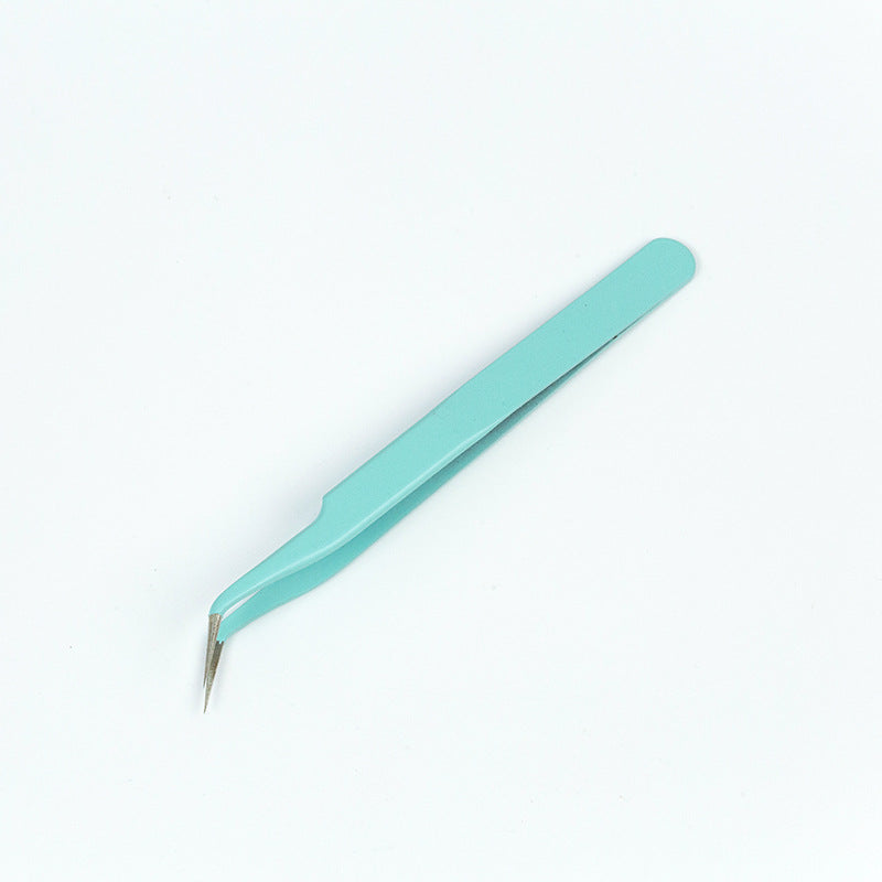 Tweezers en acier inoxydable Macaron Manuel coloré et ruban de papier