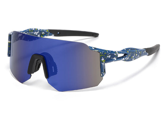 Lunettes de soleil enduites de couleur