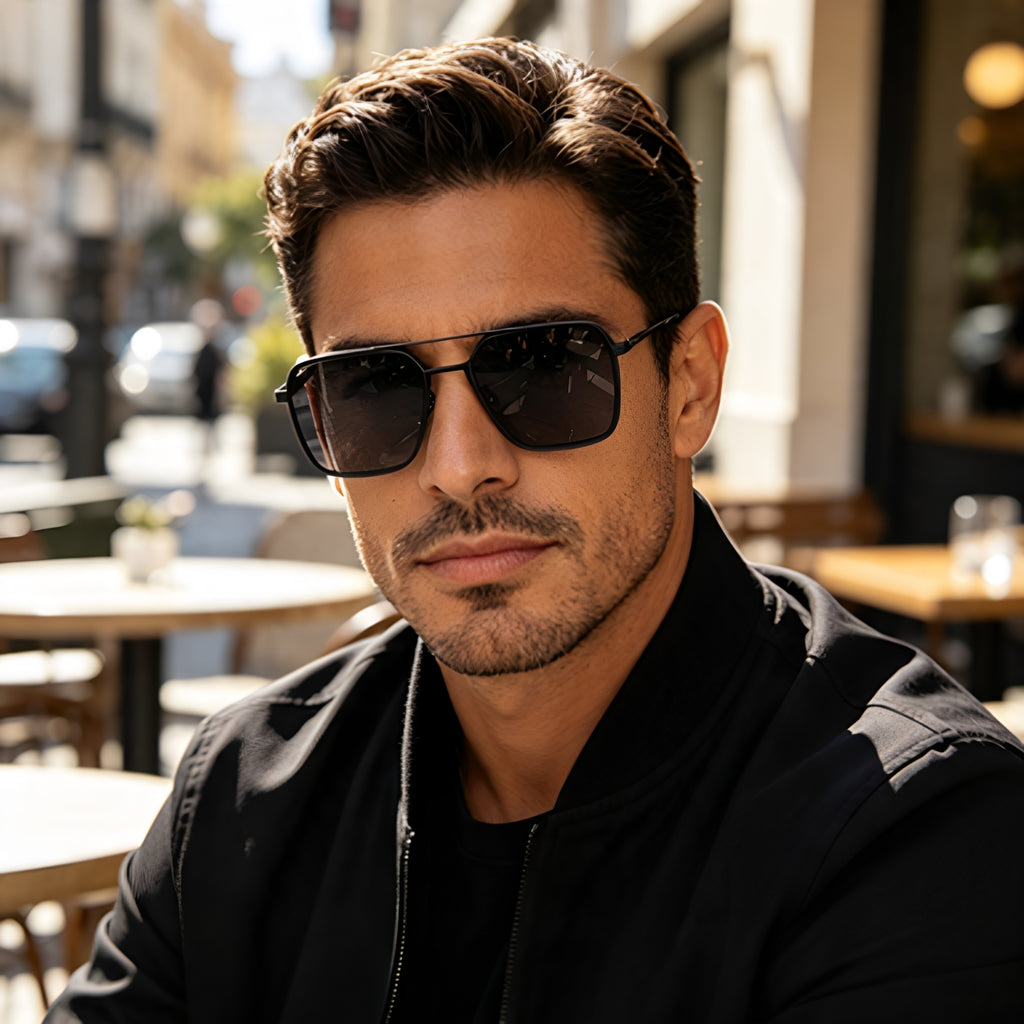 Lunettes de soleil de style pour hommes