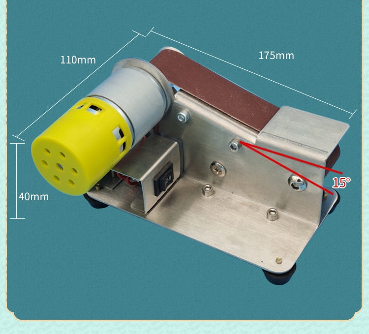 Grinder de ceinture électrique miniature pour aiguiser les couteaux
