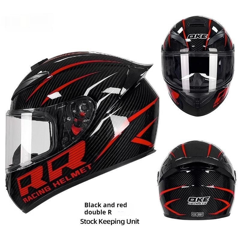 Casque de moto homme Bluetooth chaud plein visage quatre saisons