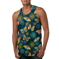 Hommes Arrivée d'été Hawaïen-Imprimer Veste Casual