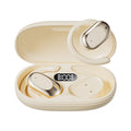 Paire d'écouteurs Bluetooth Ear-hung-Beige-PC+ABS-1