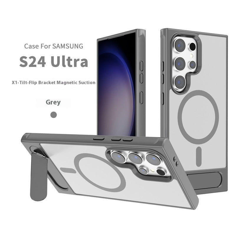 Coque de téléphone magnétique de bouclier platine