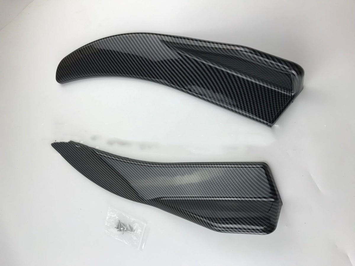 Voiture refaite avant et arrière déflecteur fibre de carbone légère