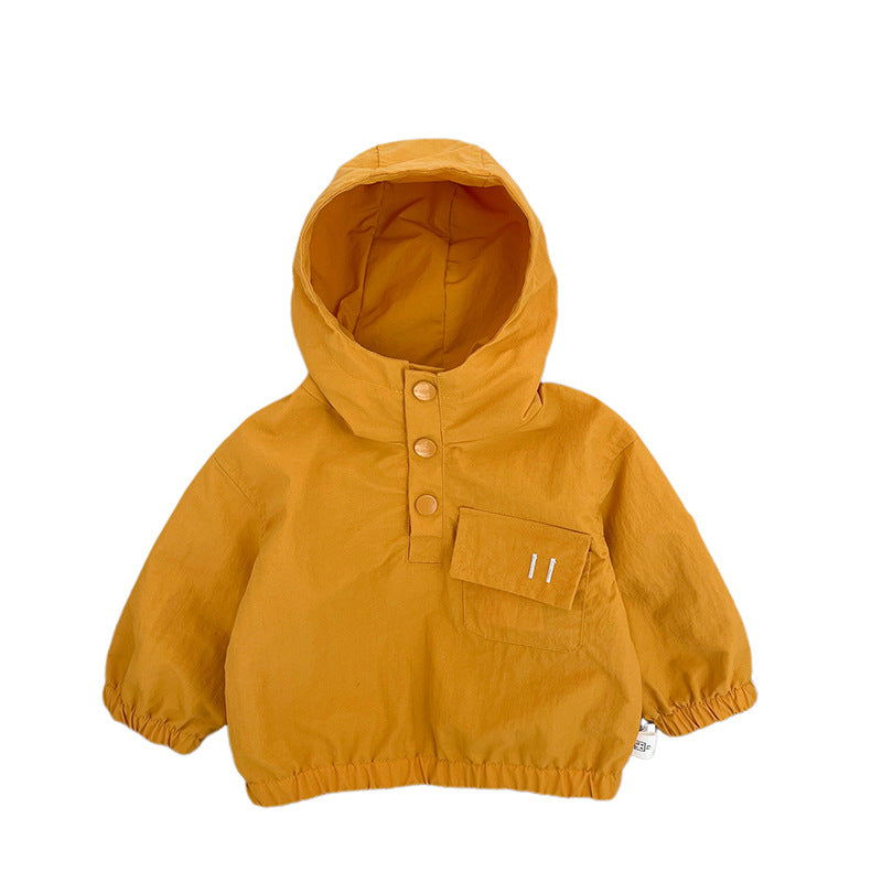 Élégant Veste à capuche d'automne coupe-vent