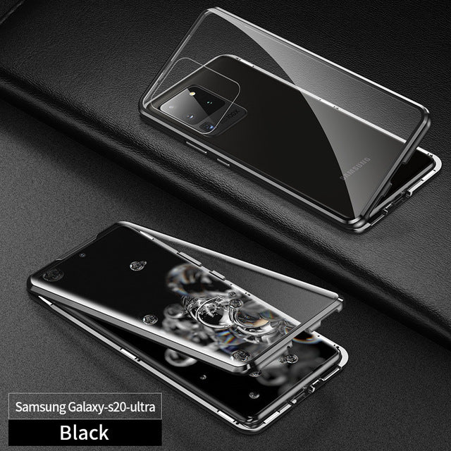 Couverture de protection en verre double face de téléphone mobile haute définition