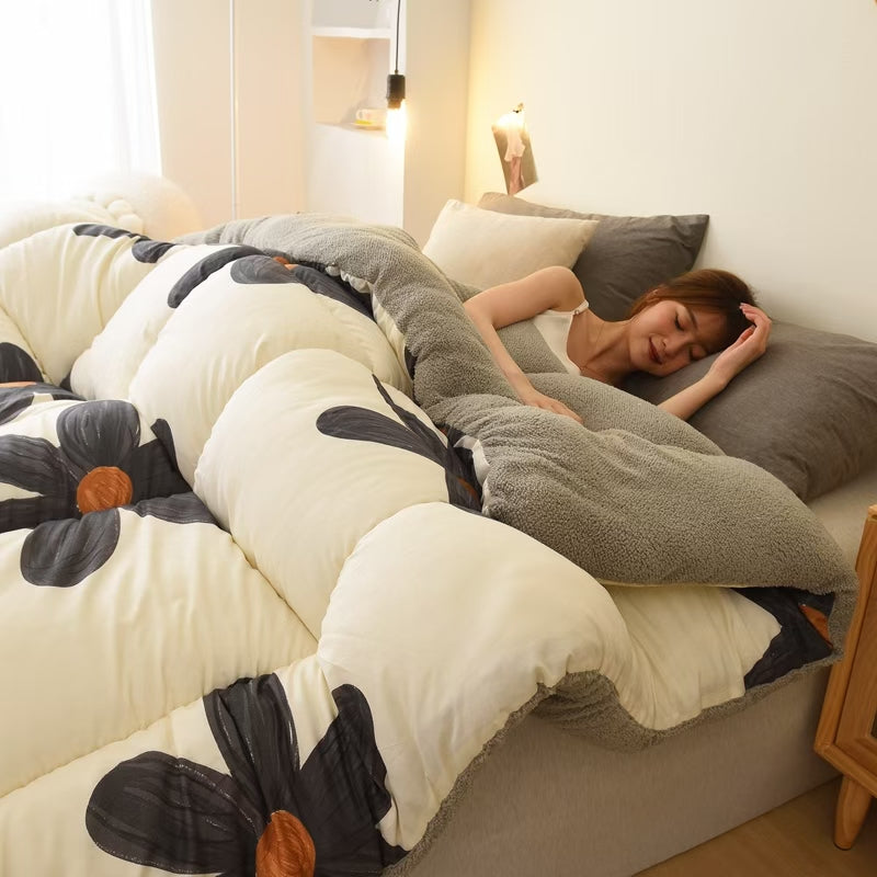 1PC Réversible Sherpa Comforter