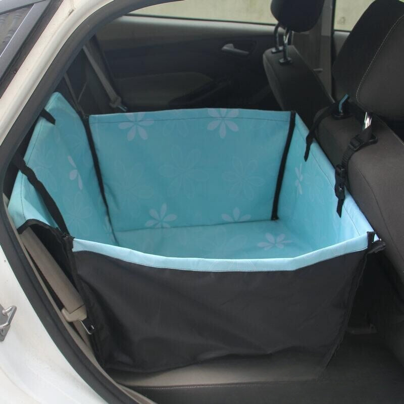 Imprimé arrière Double couche imperméable Pet Car Mat Pet Cat Dog Protection Pet Panier de suspension