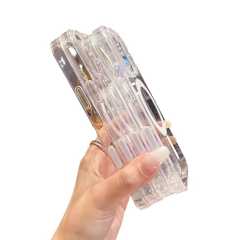 Caméra de téléphone Smart AI bouton boîtier de protection magnétique transparent