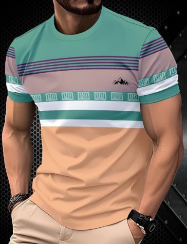 T-shirt mode 3D pour hommes occasionnels
