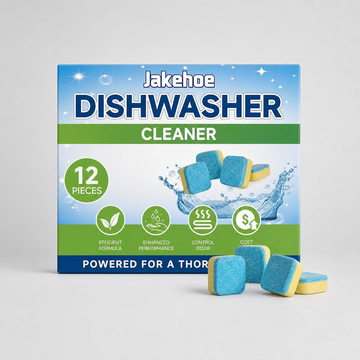 JAKEHOE Plaques de nettoyage du lave-vaisselle