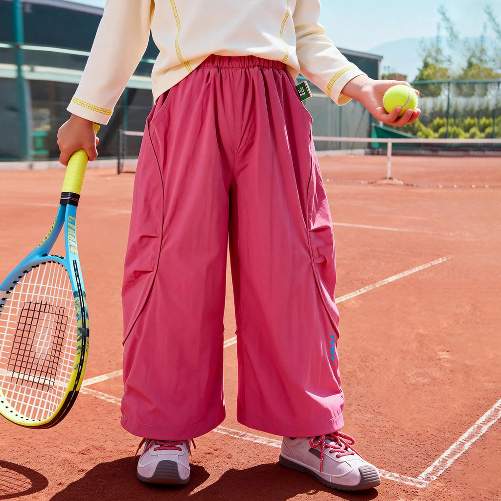 Pantalons à crampons de couleur solide pour enfants