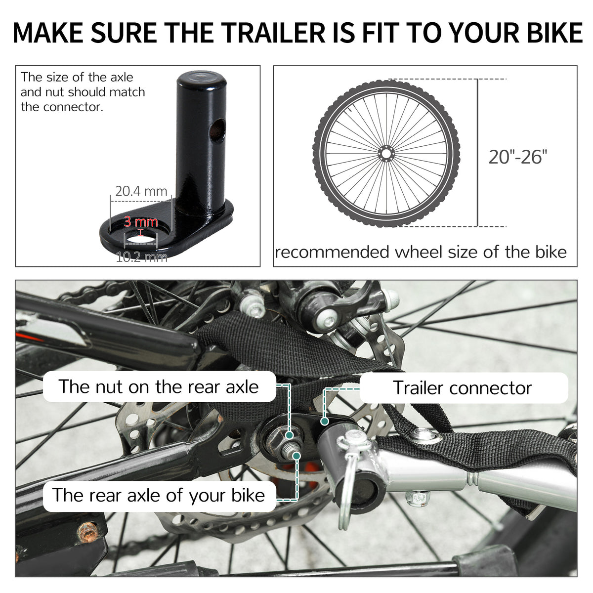Bicycle cargo trailer