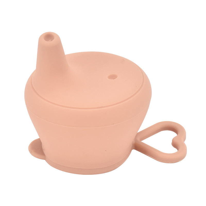 Baby Silicone Cup Lid Splash-proof Cover Fooding Cup Lid est libre de BPA