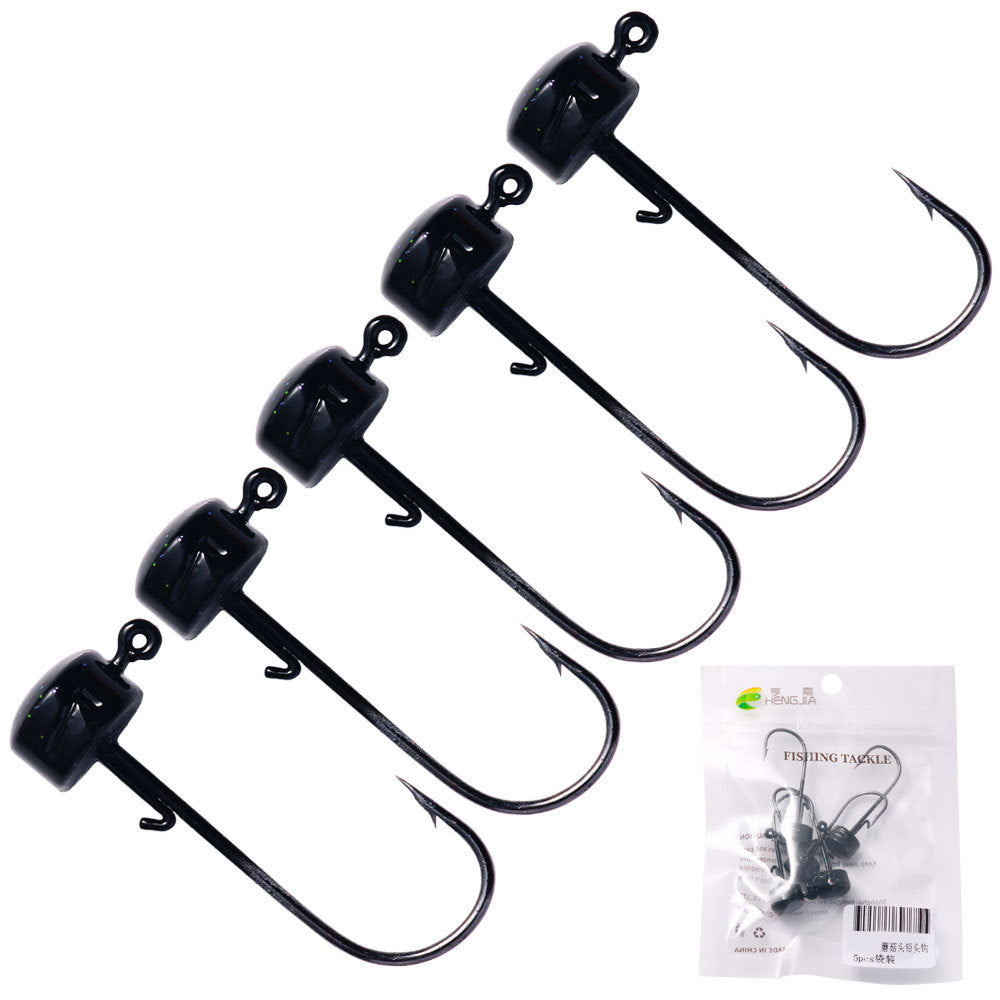Haircut en forme de champignons Fishhook Jig Crochet Accessoires