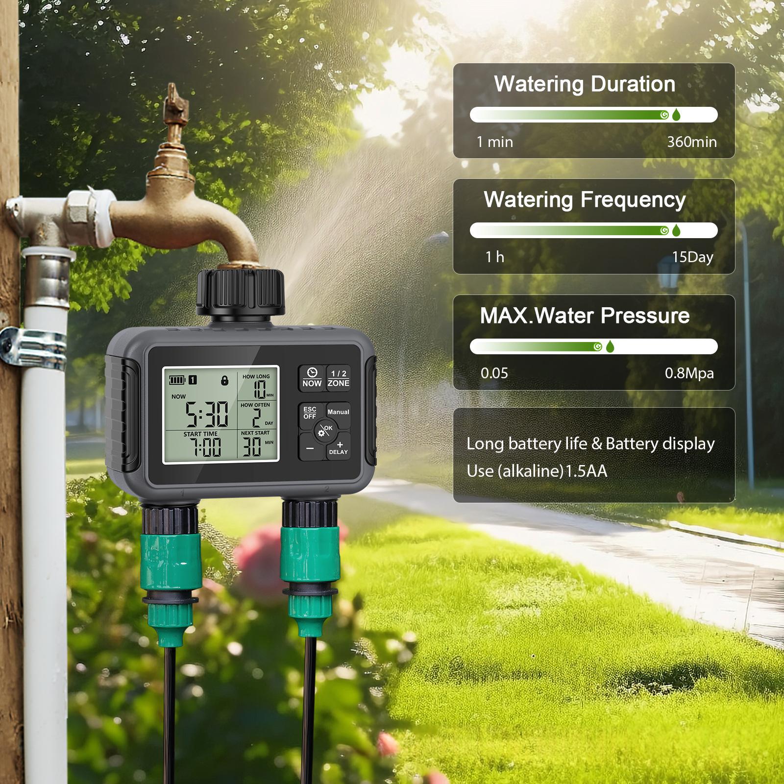 Contrôleur d'irrigation intelligent pour les cours d'eau extérieures