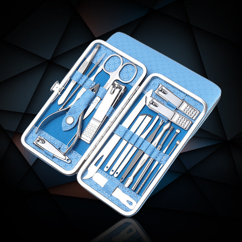 Ensemble de manucure - 19 en 1 Professional Clippers Pédicure Kit