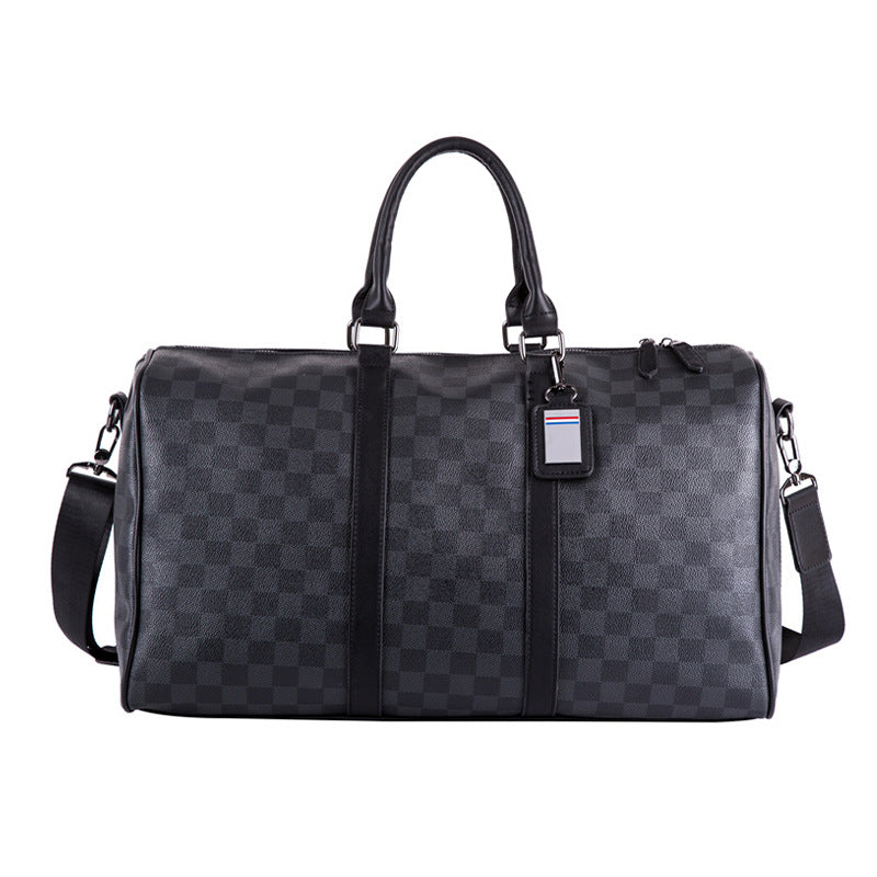 Grande capacité de courte distance Crossbody Bag Coréen Plaid Travel Sac à main