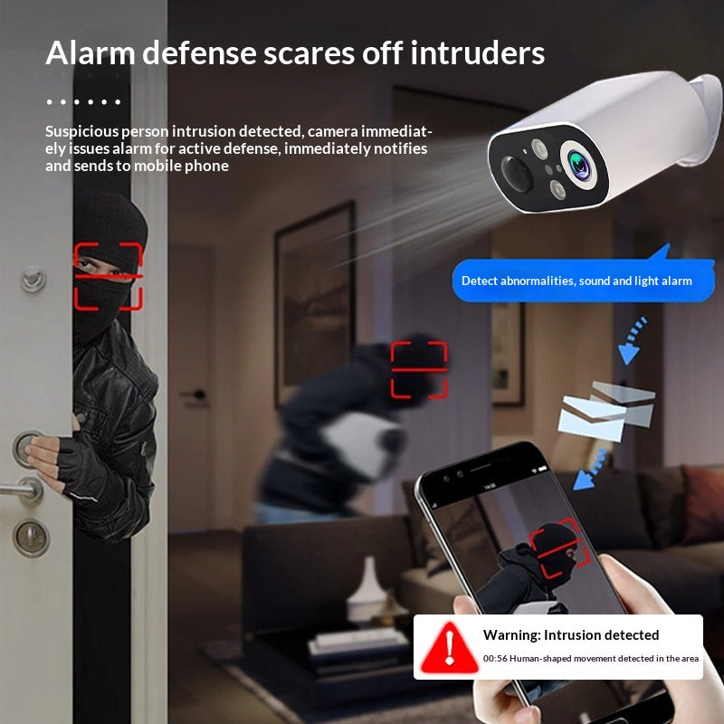Surveillance de la sécurité mobile à source solaire à distance