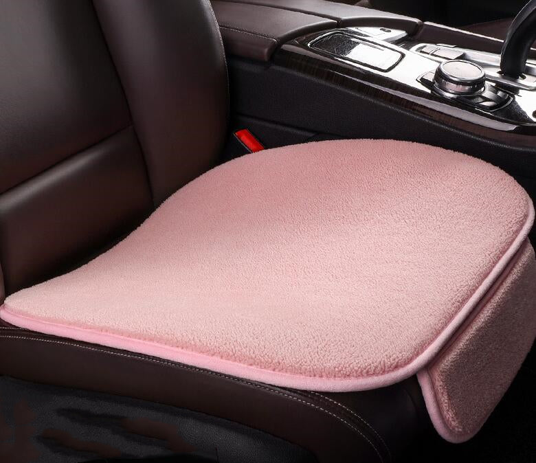 Siège de voiture Coussin en peluche en peluche Coussin de siège d'hiver sans dossier