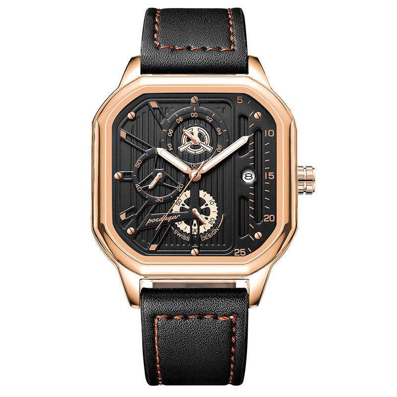 Men's Multifunctional Quartz Watch Band