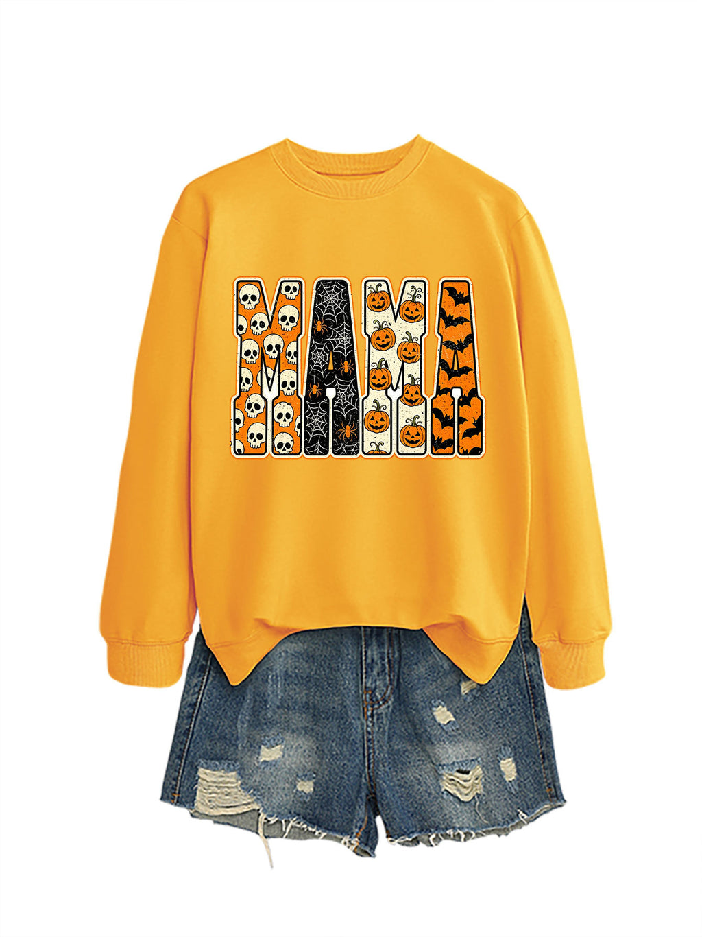Hoodie d'Halloween pour femmes avec araignée de crâne et Jack-o-lantern Designs