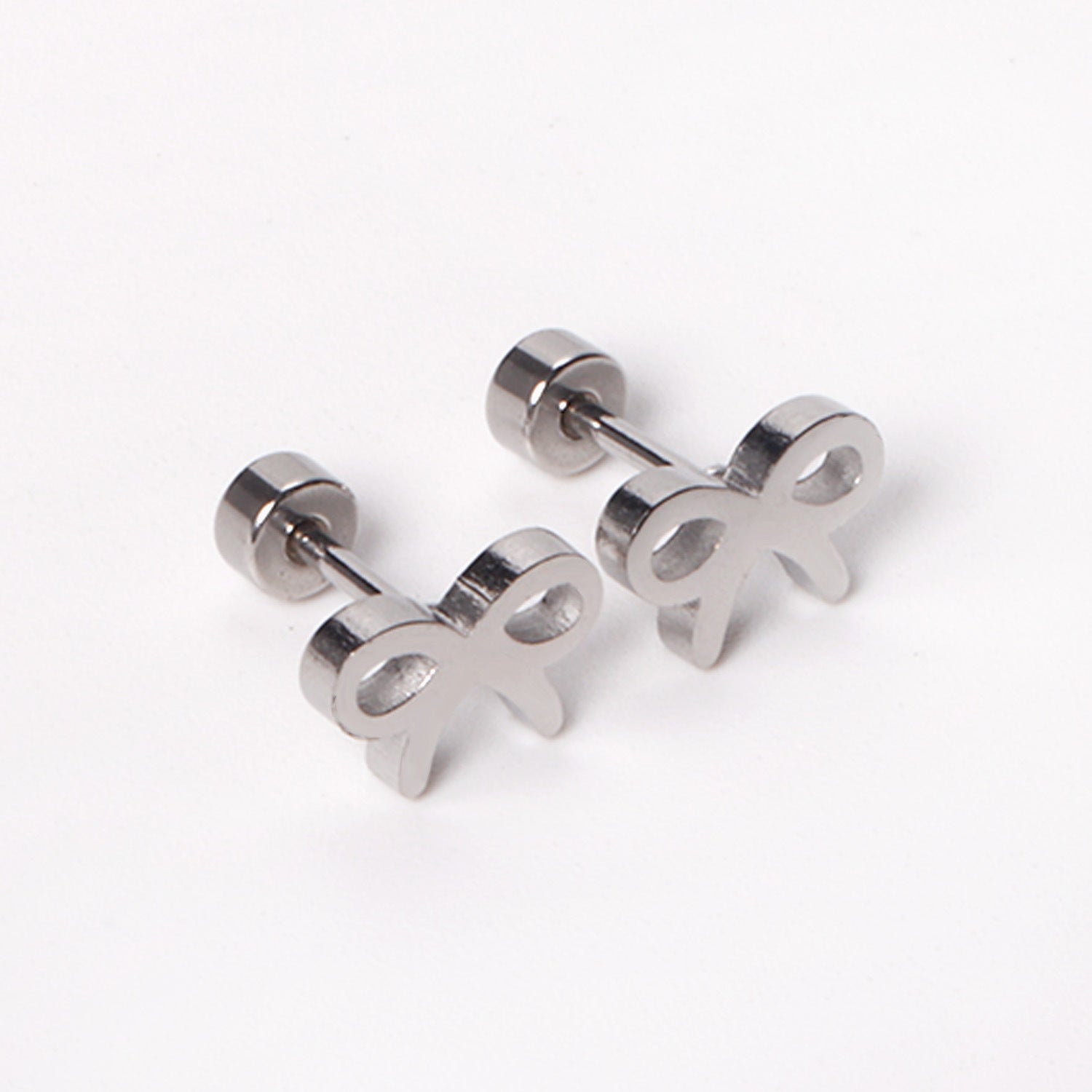 Boucles d'oreilles européennes et américaines à nœuds arc-en-ciel