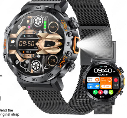 Smartwatch avec fréquence cardiaque Pression artérielle Bluetooth Appel et personnalisation