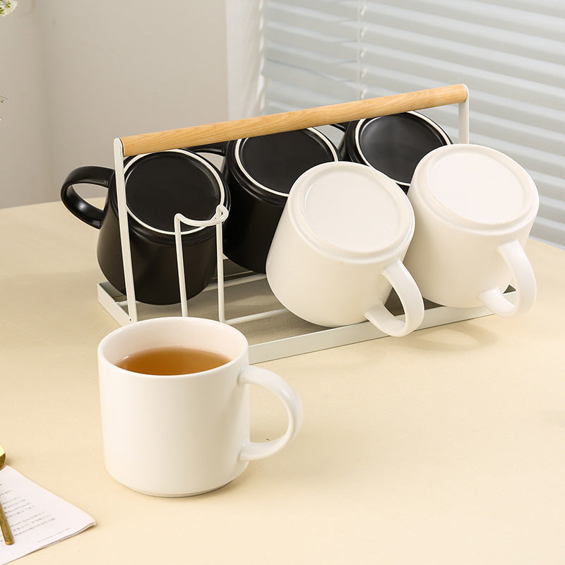 En stock Couple tasses en céramique avec logos personnalisés
