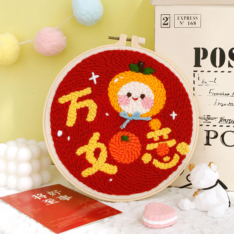 Matériau de broderie Diy Poke fait main