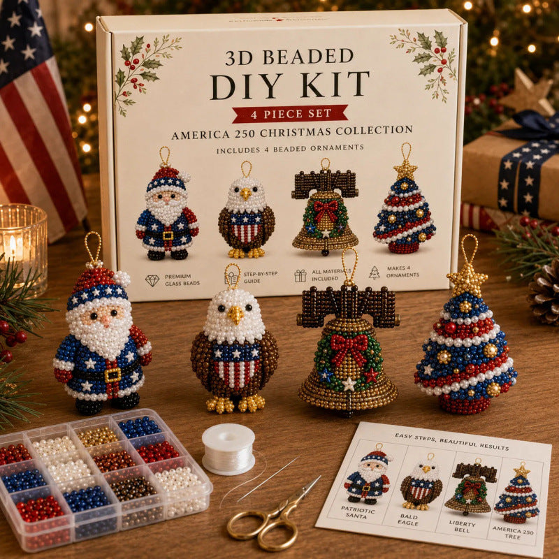 3D Perles Icônes de Noël Kit de bricolage