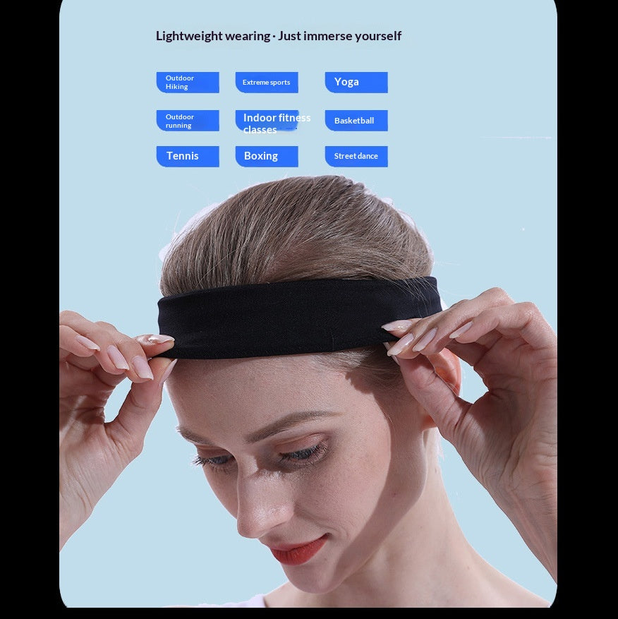 Casque Bluetooth Yoga Headcarf Headband Bandeau sport sans fil