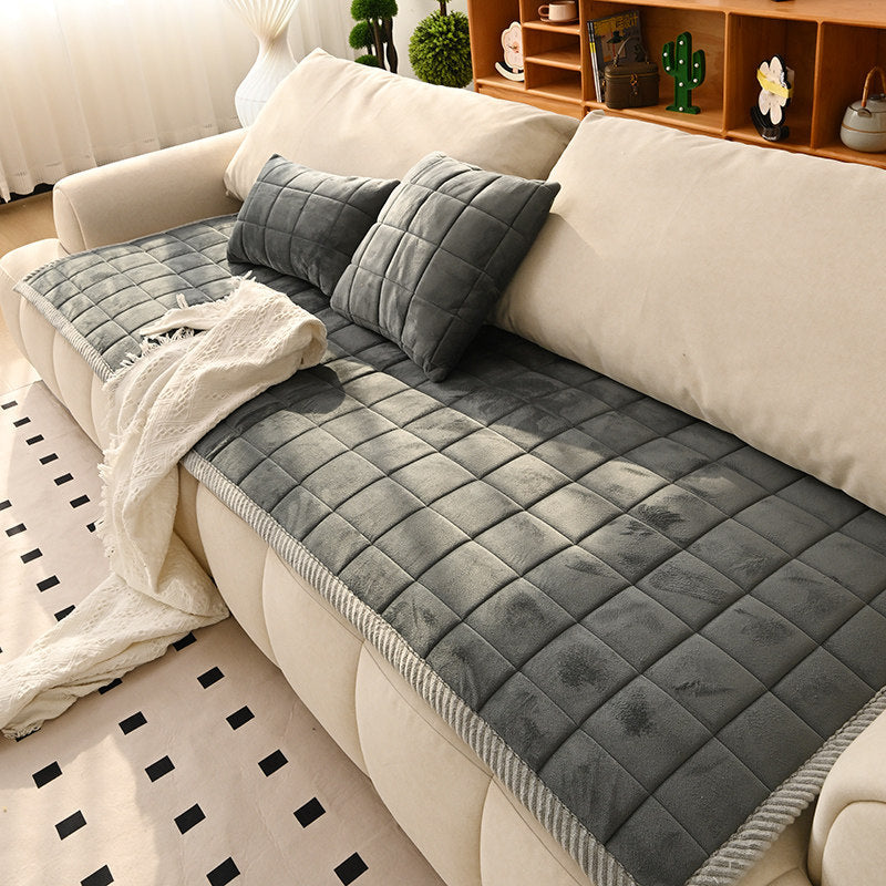Coussin de canapé haut de gamme de style crème