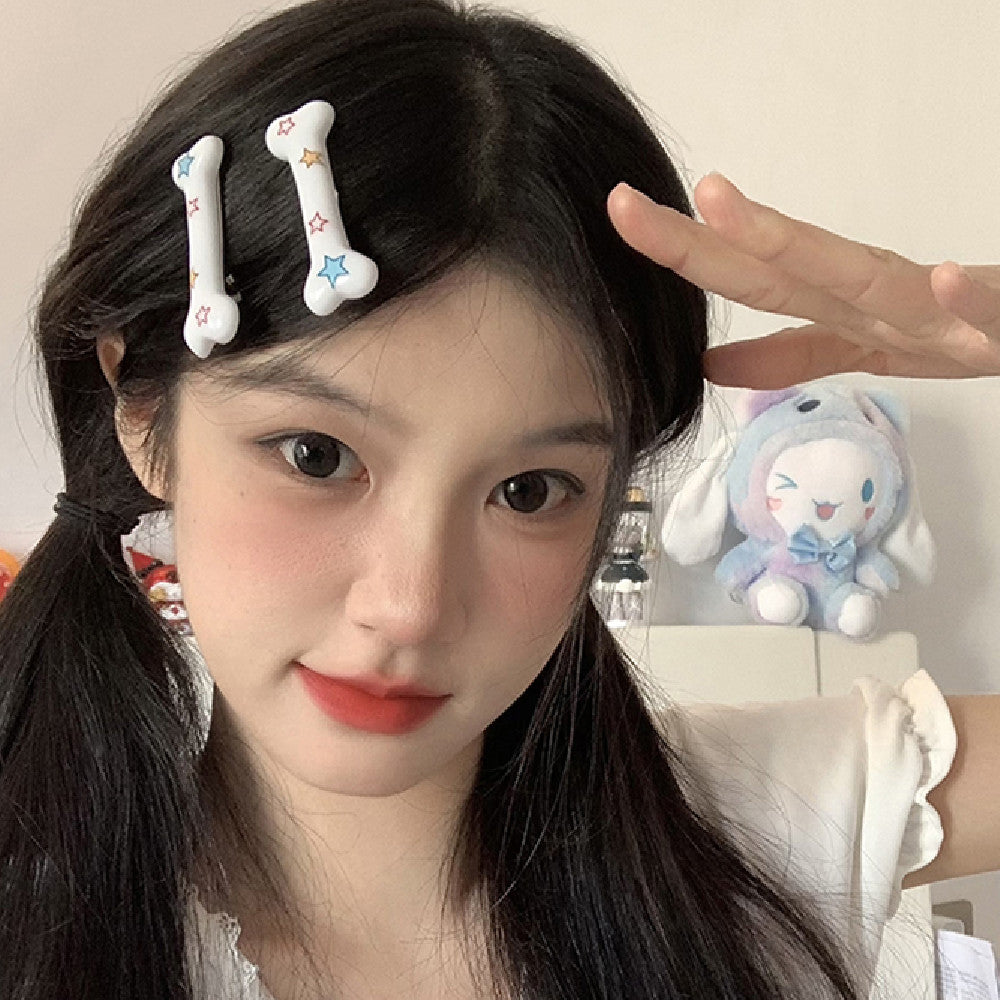 Imprimé par os XINGX Word Clip Side Bangs Canards Clip Femelle